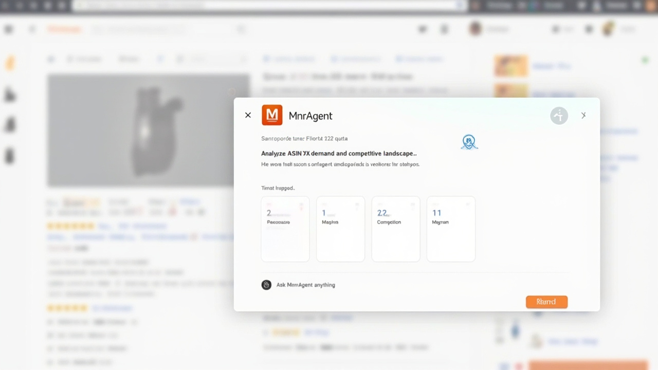 MnrAgent sidebar mockup